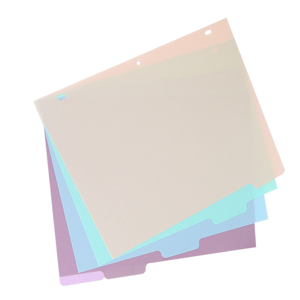 Tab Divider A4 - 1Set Pembatas Buku A4 PP Frosted