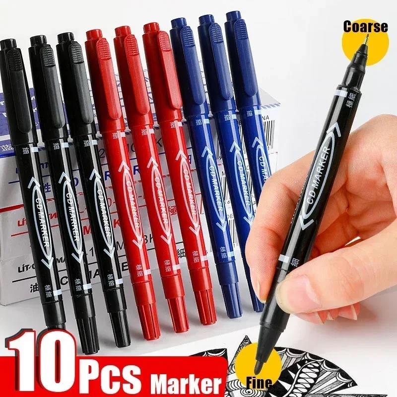 Correction Pen Fine - 5/10 Buah Spidol Permanen Ujung Kembar