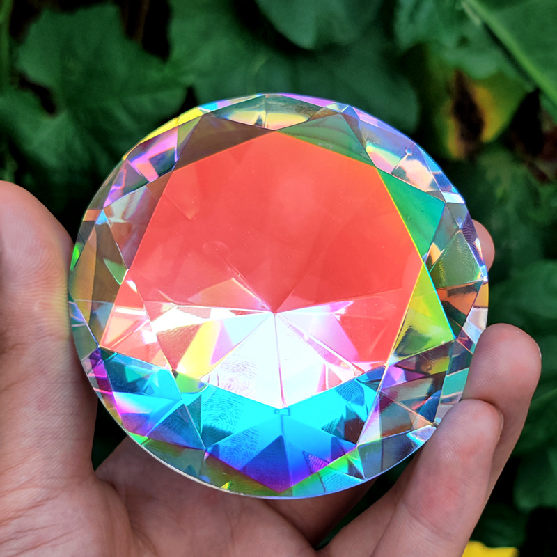 30-80Mm AB Warna-warni K9 Kris - Paper Weight Crystal ulasan dan harga