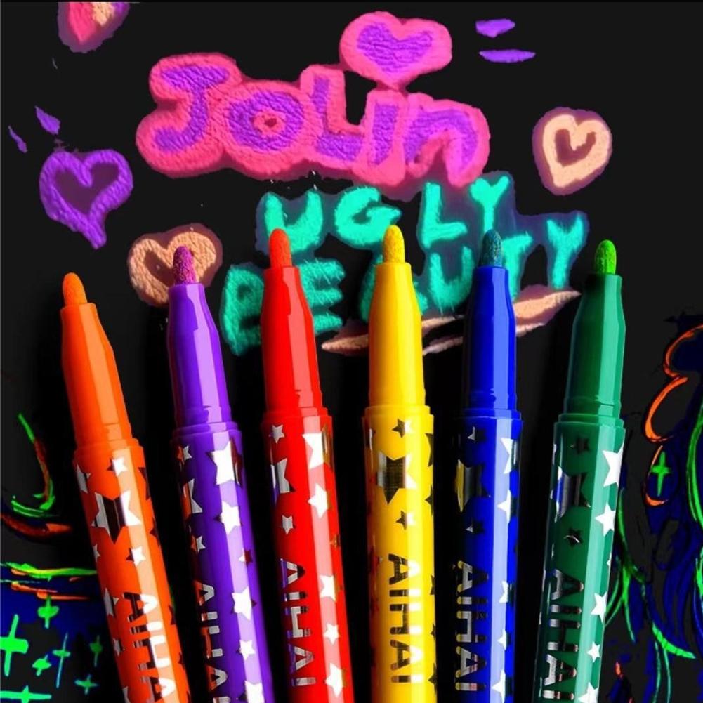 Set Spidol Neon Fluoresen Berc - Correction Pen Fine ulasan dan harga