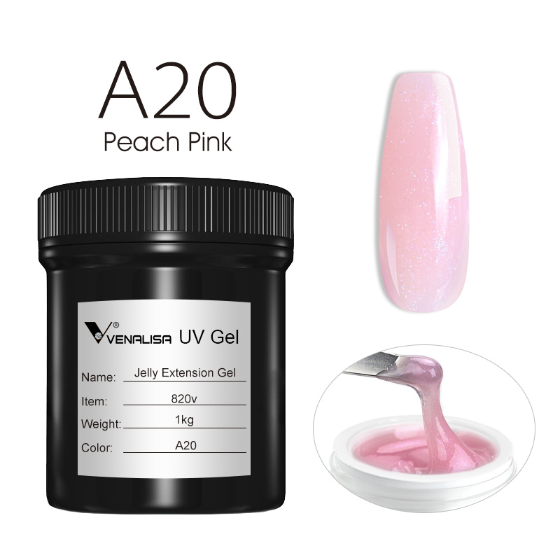 1L VENALISA Jelly Gel Nail Pol - Gel Refill Pack ulasan dan harga