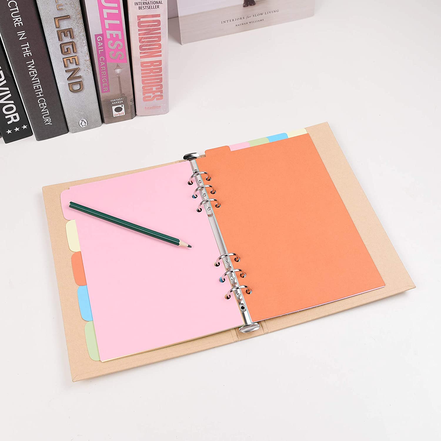 A5/A6/A7/B5/A4 Kertas Pembagi  - Tab Divider A4 ulasan dan harga