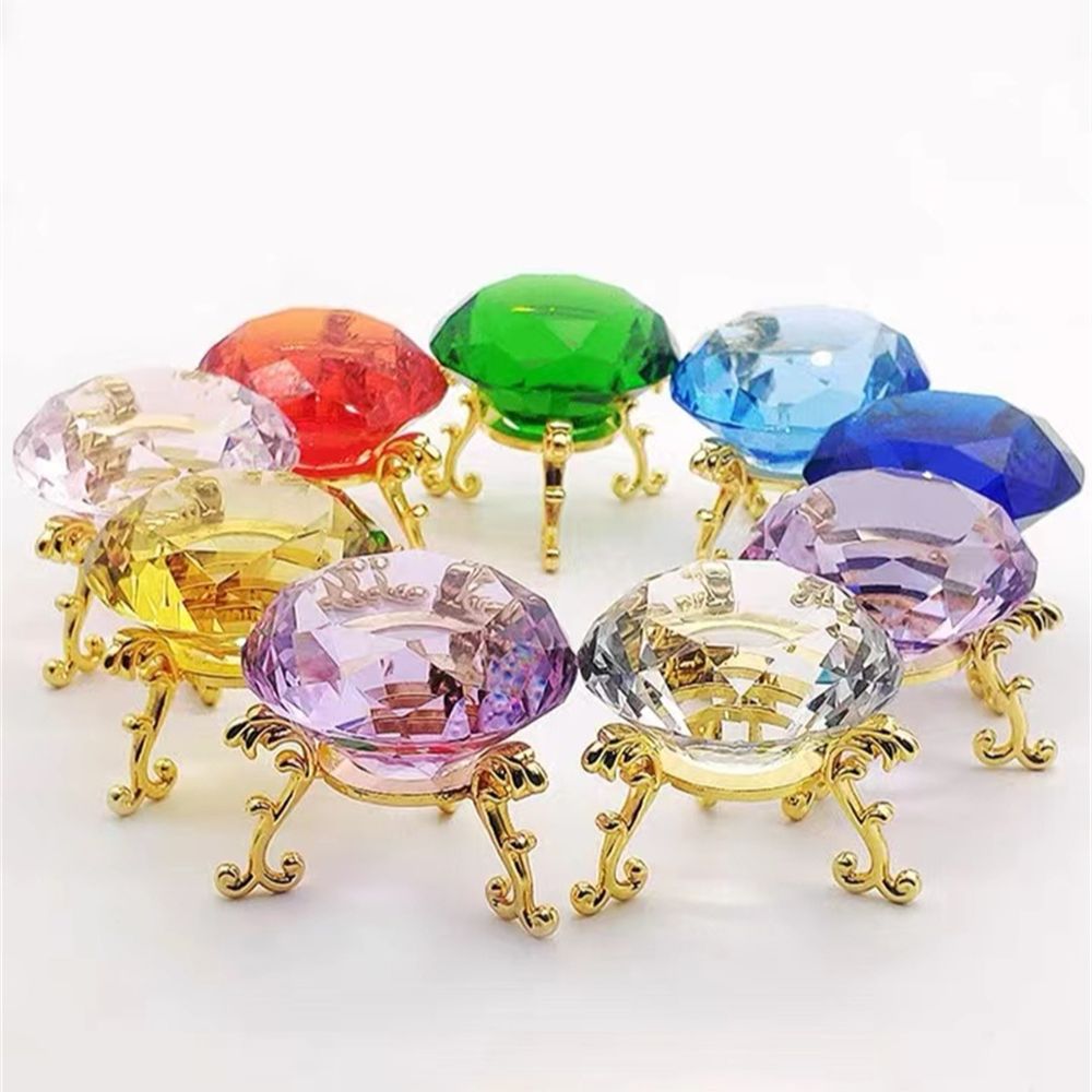 10 warna kristal berlian berbe - Paper Weight Crystal ulasan dan harga