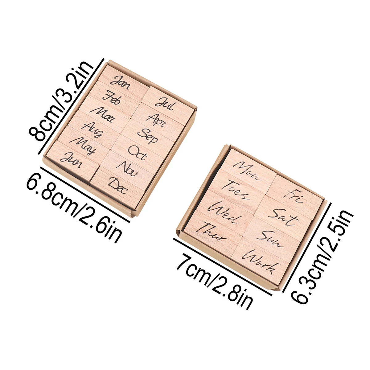 Stempel Tanggal Karet Kayu, 12 - Rubber Date Stamp ulasan dan harga