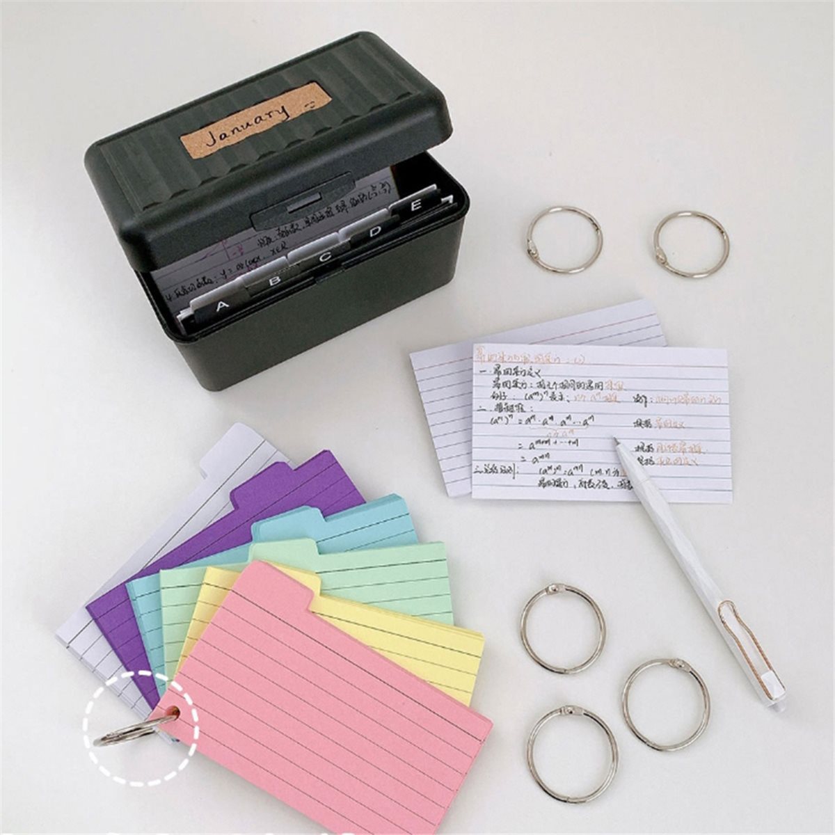 828 Mega Sale 3x Kotak Penyimp - Index Card Holder ulasan dan harga