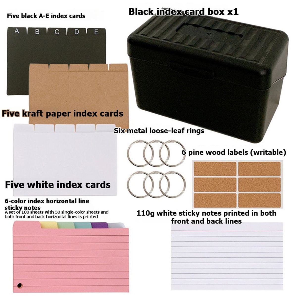 828 Mega Sale 3x Kotak Penyimp - Index Card Holder ulasan dan harga