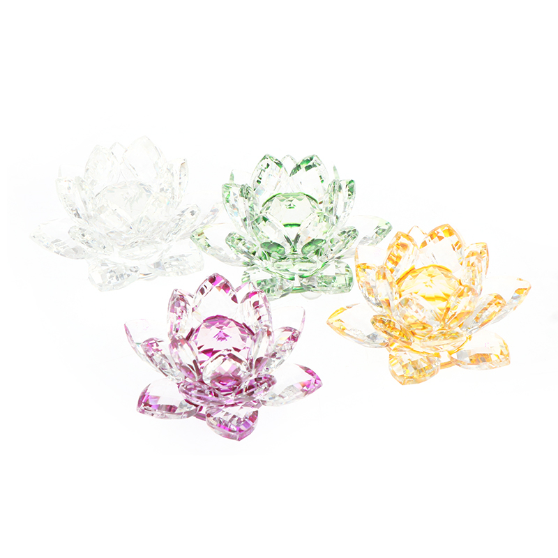 60Mm Quartz Kristal Lotus Bung - Paper Weight Crystal ulasan dan harga