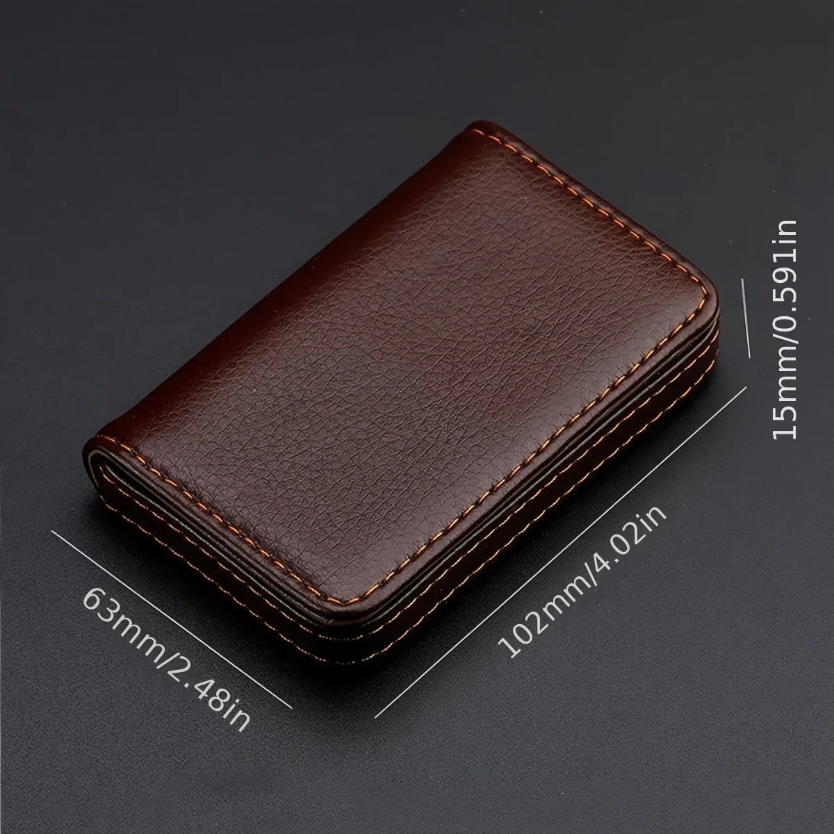 Tempat Kartu Nama Kulit PU Por - Index Card Holder ulasan dan harga