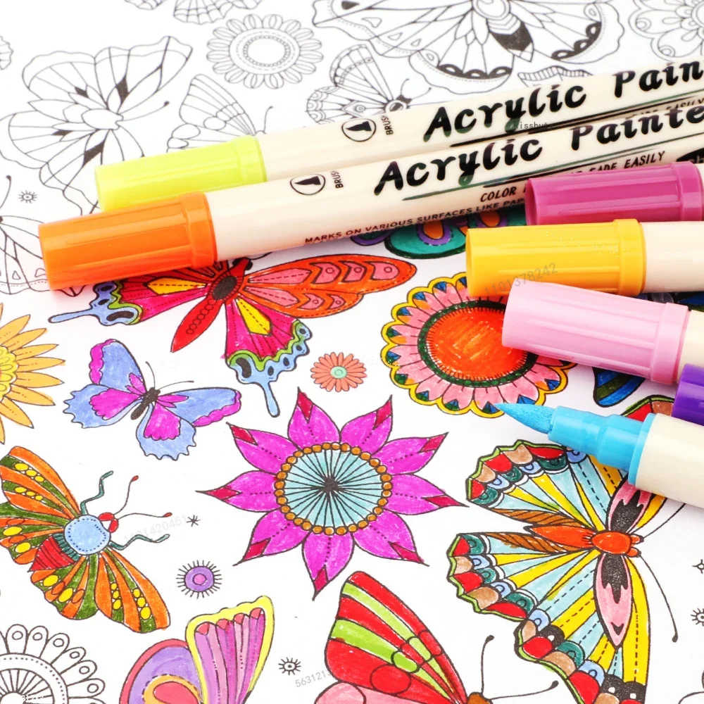 Spidol cat akrilik 12-36 warna - Correction Pen Fine ulasan dan harga